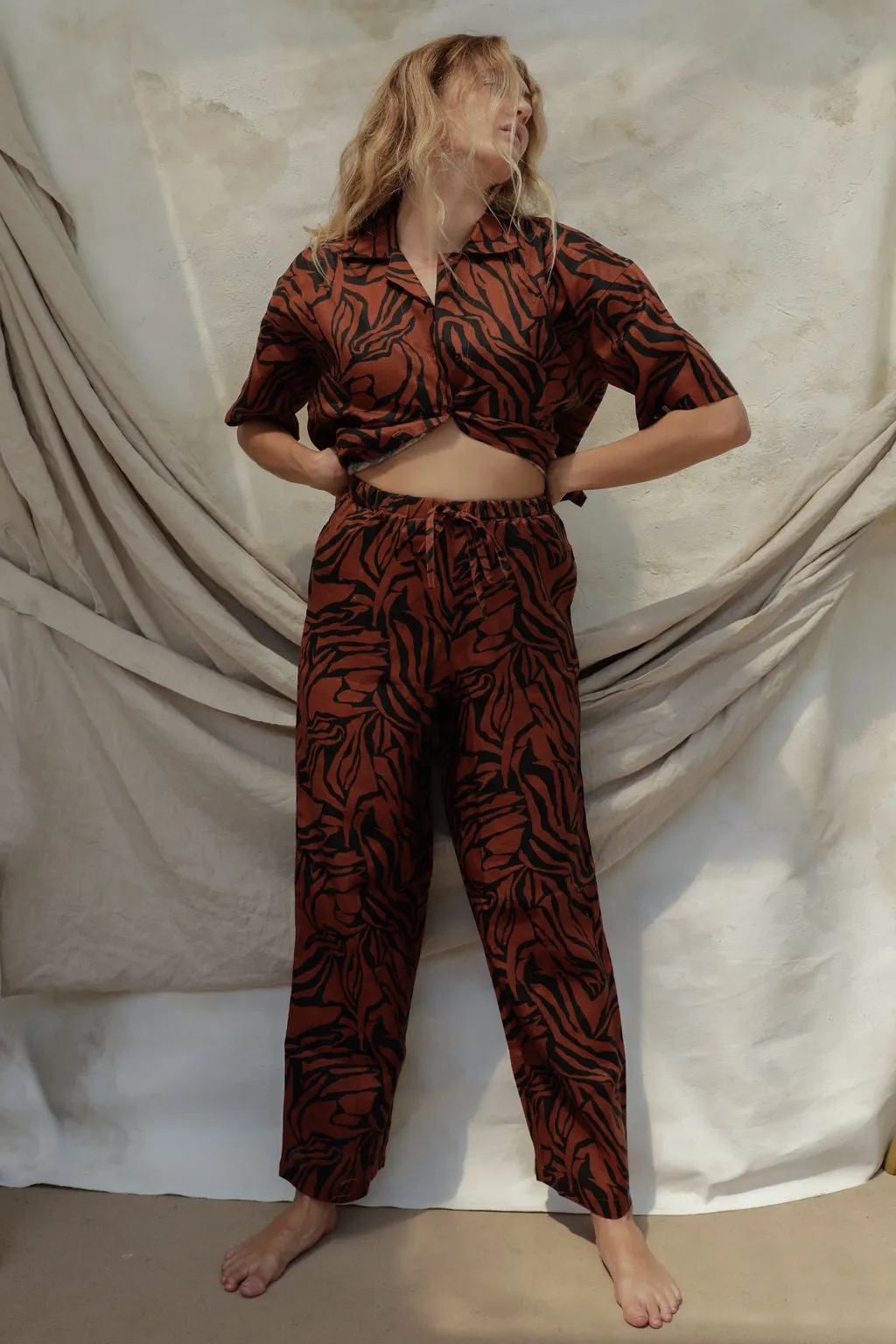 Gita Linen Pant - Bengal sold by Stone Fox Swim product image thumbnail 3