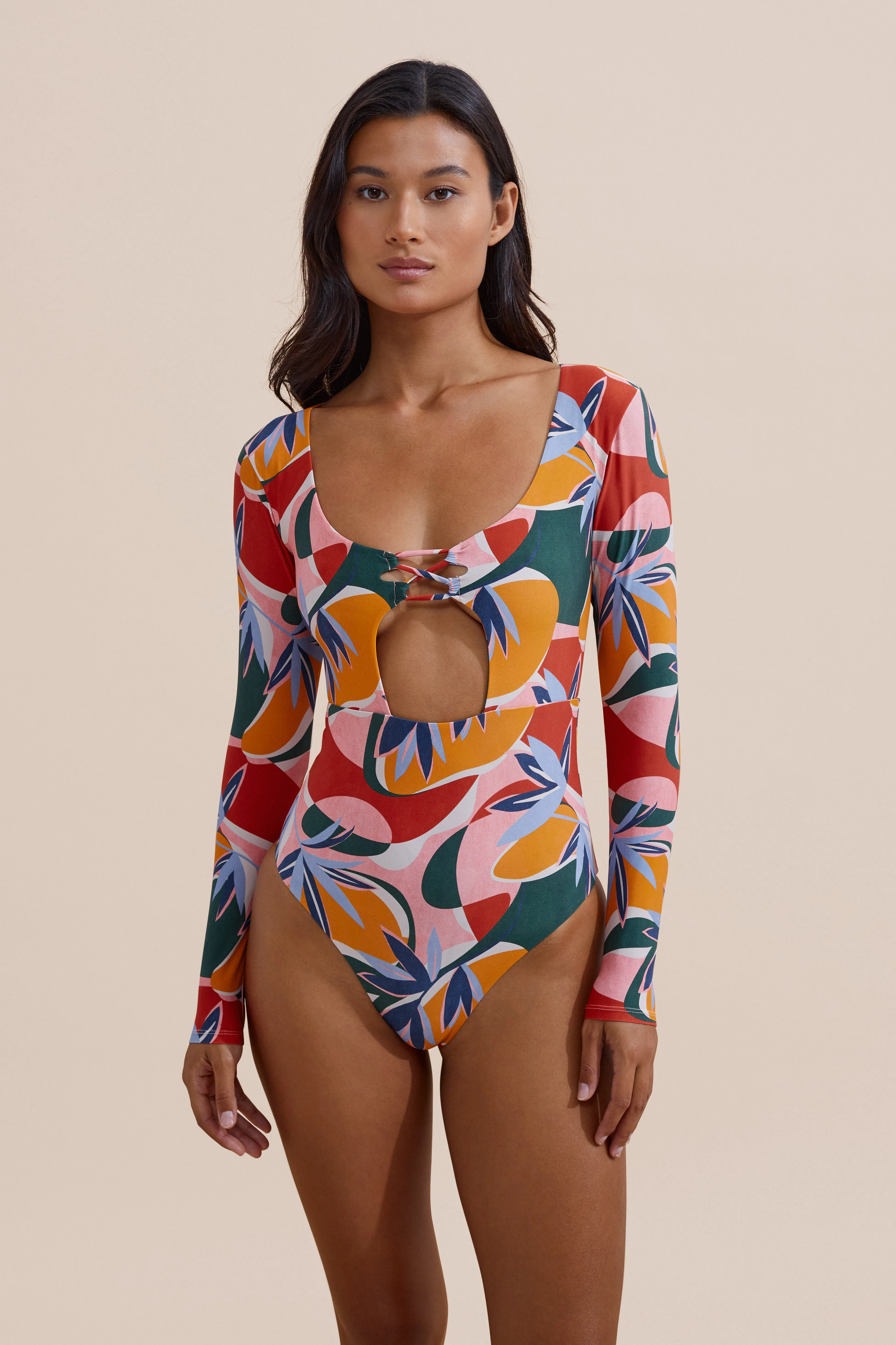 Suka Surf Suit - Botanical sold by Stone Fox Swim product image thumbnail 3