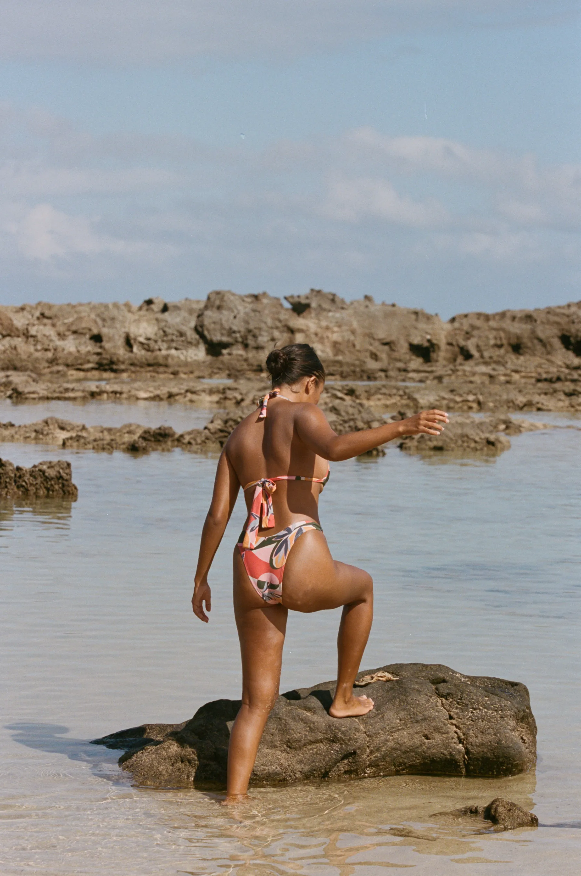 Luka Bikini Bottom - Botanical sold by Stone Fox Swim product image thumbnail 2