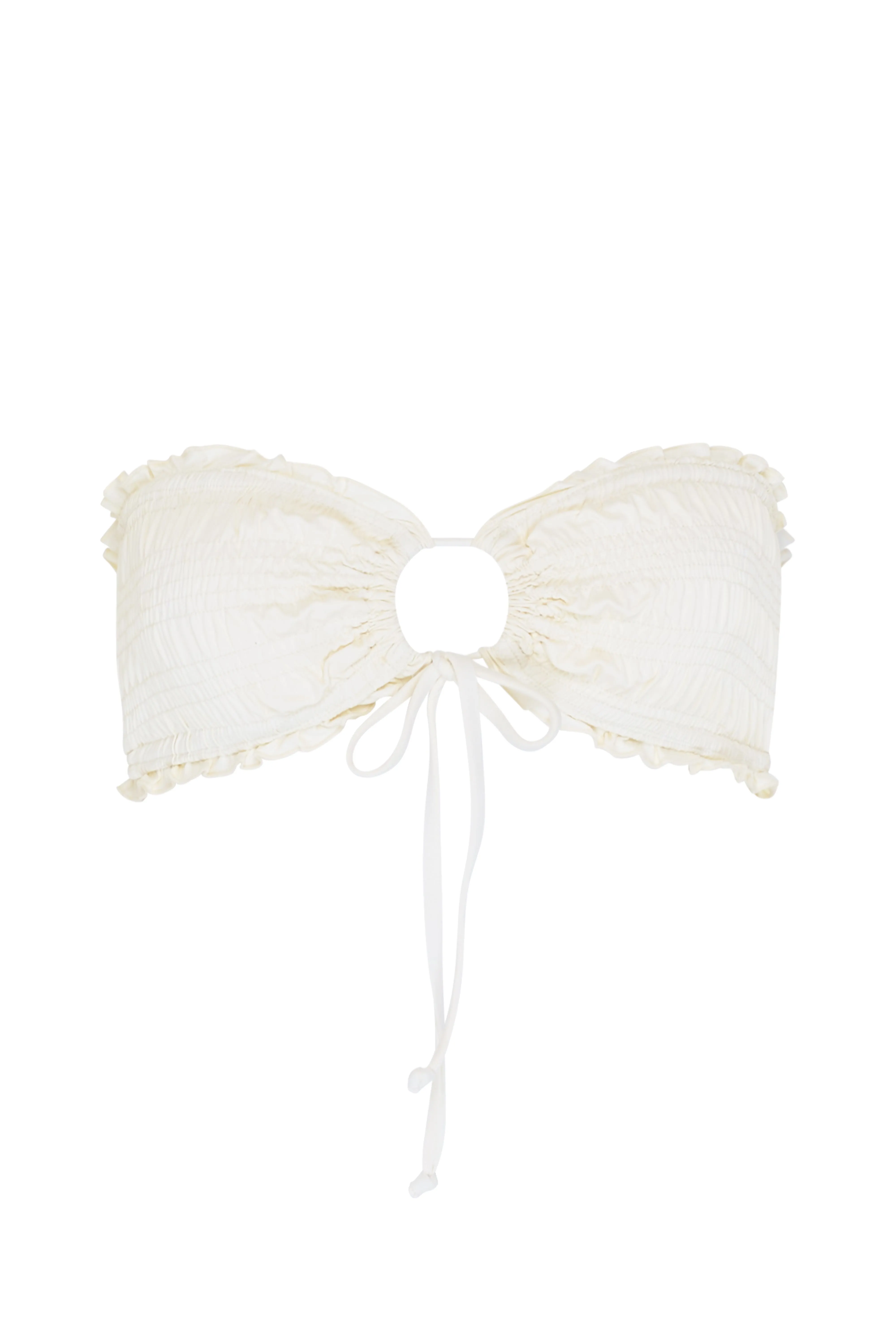 Cleo Bandeau Bikini Top - Coconut sold by Stone Fox Swim product image thumbnail 2