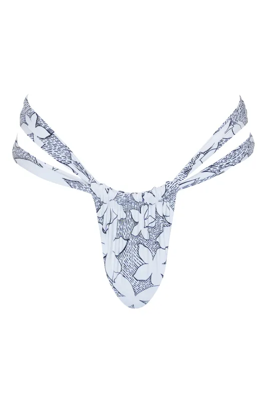 Bijou Bikini Bottom - Cloud Blossom sold by Stone Fox Swim