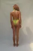 Luka Bikini Bottom - Pistachio Mix sold by Stone Fox Swim
