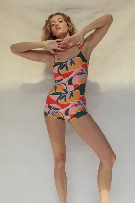 Bobby Surf Suit - Botanical sold by Stone Fox Swim
