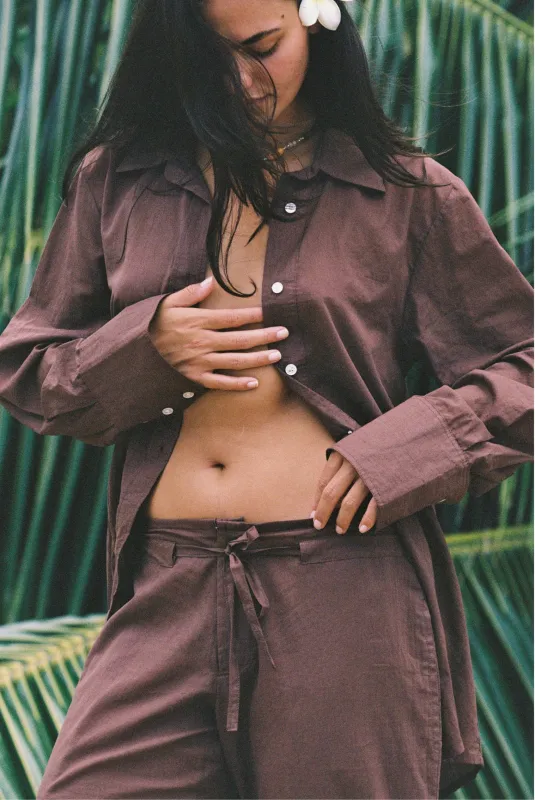 Aya Shirt - Coconut Oil sold by Stone Fox Swim