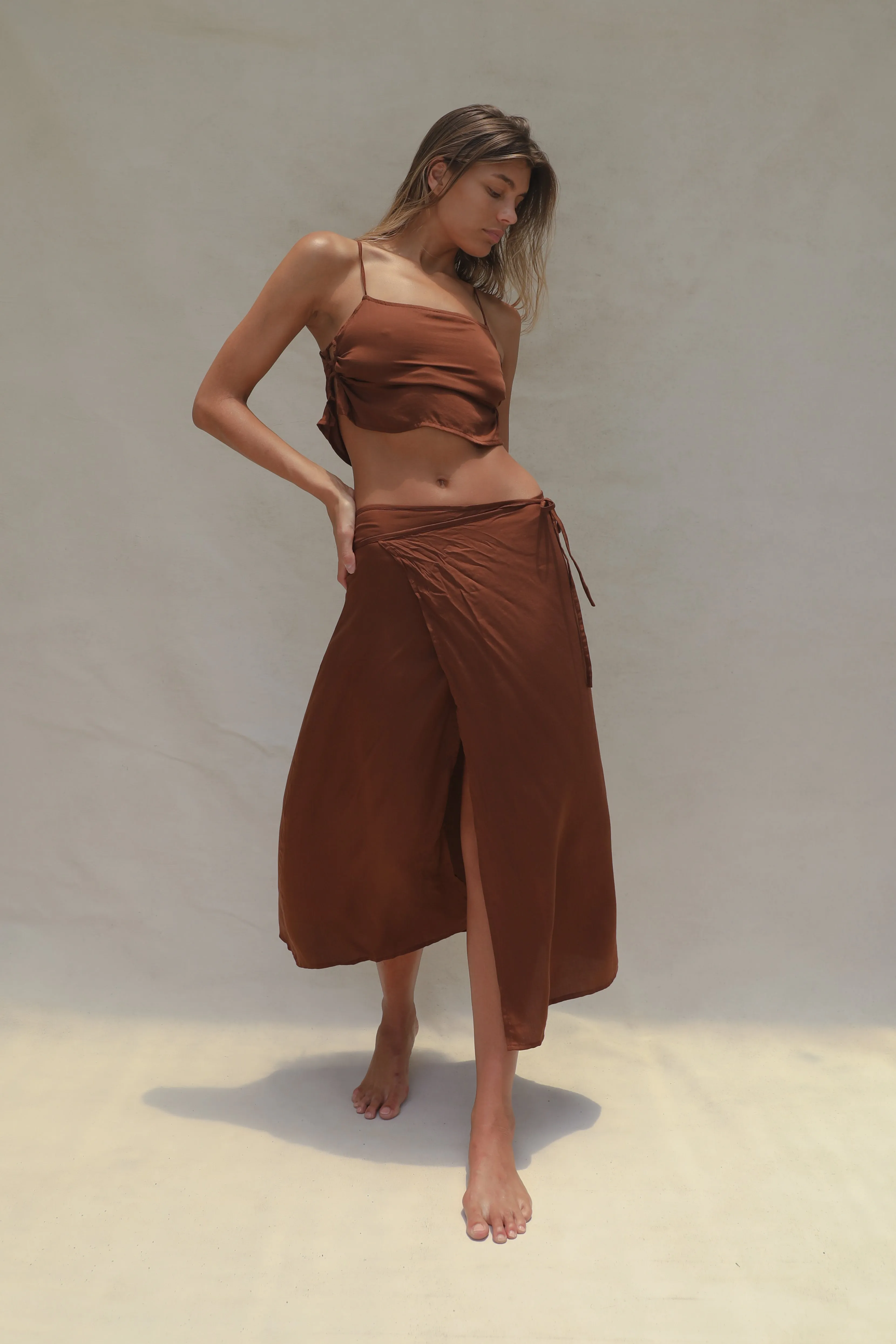 Holiday Wrap Skirt - Coconut Oil sold by Stone Fox Swim product image thumbnail 2