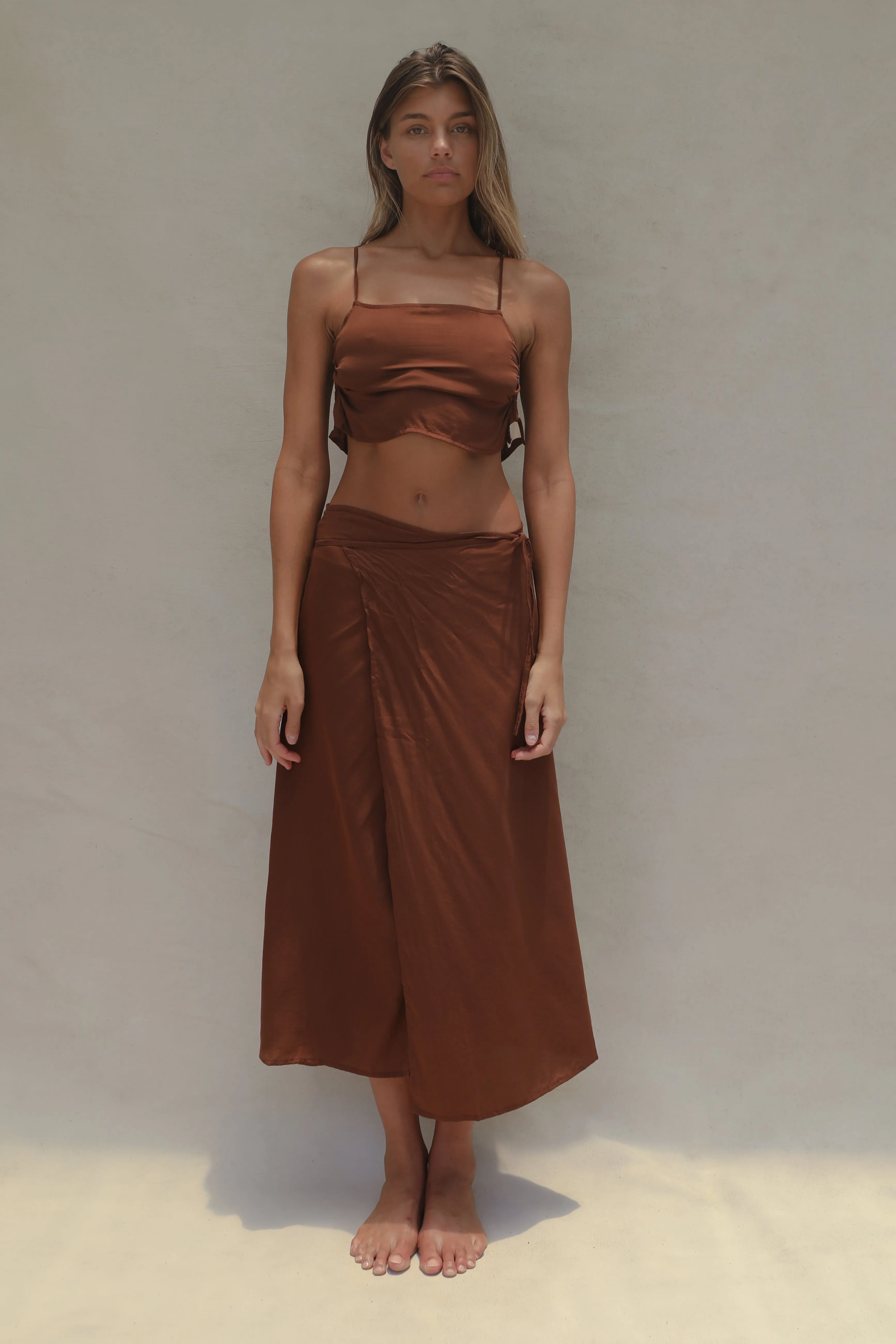 Holiday Wrap Skirt - Coconut Oil sold by Stone Fox Swim product image thumbnail 3