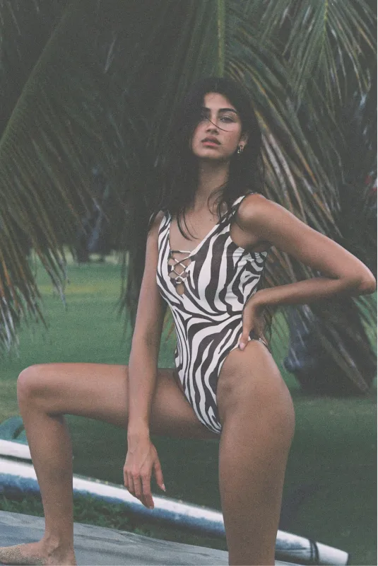 Kama One Piece Swimsuit - Untamed sold by Stone Fox Swim