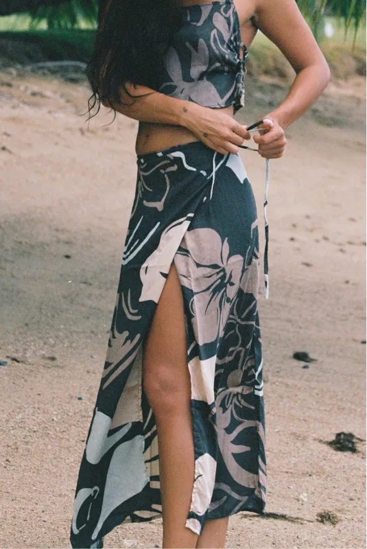 Holiday Wrap Skirt - Prickly Pear sold by Stone Fox Swim