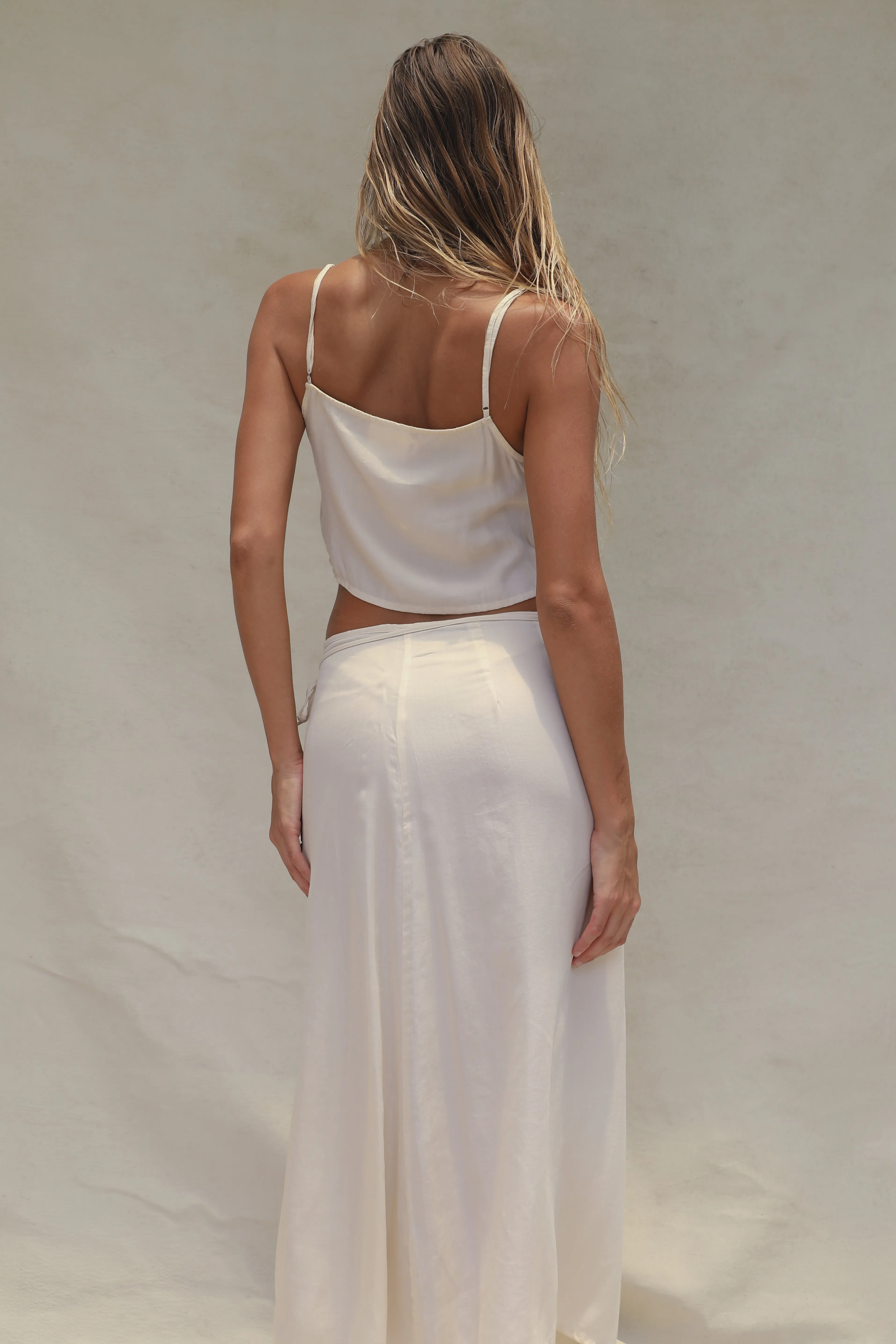 Alula Beaded Top - Bleached Sand sold by Stone Fox Swim product image thumbnail 4