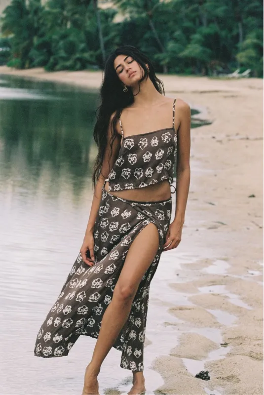 Holiday Wrap Skirt - Mirage sold by Stone Fox Swim