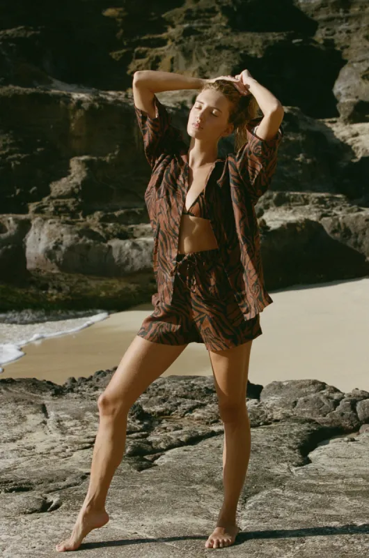 Zenni Linen Shirt - Bengal sold by Stone Fox Swim