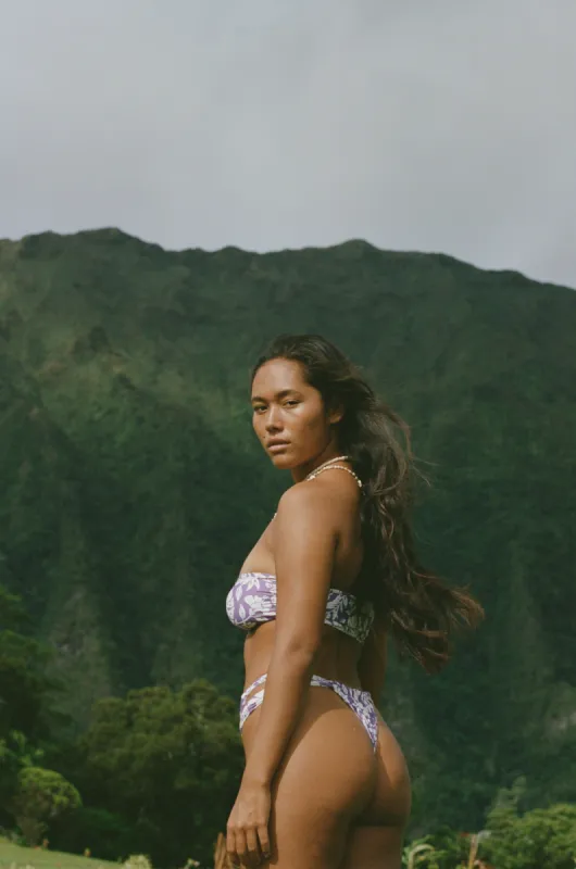 Bijou Bikini Bottom - Kauai Print sold by Stone Fox Swim