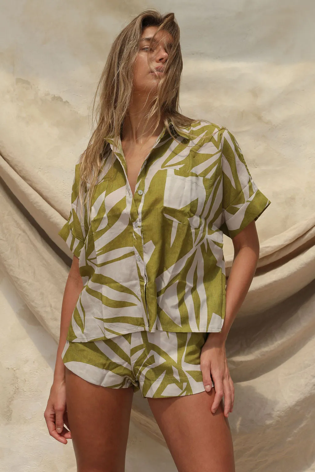 Nirvana Linen Shirt - Ohana sold by Stone Fox Swim product image thumbnail 2