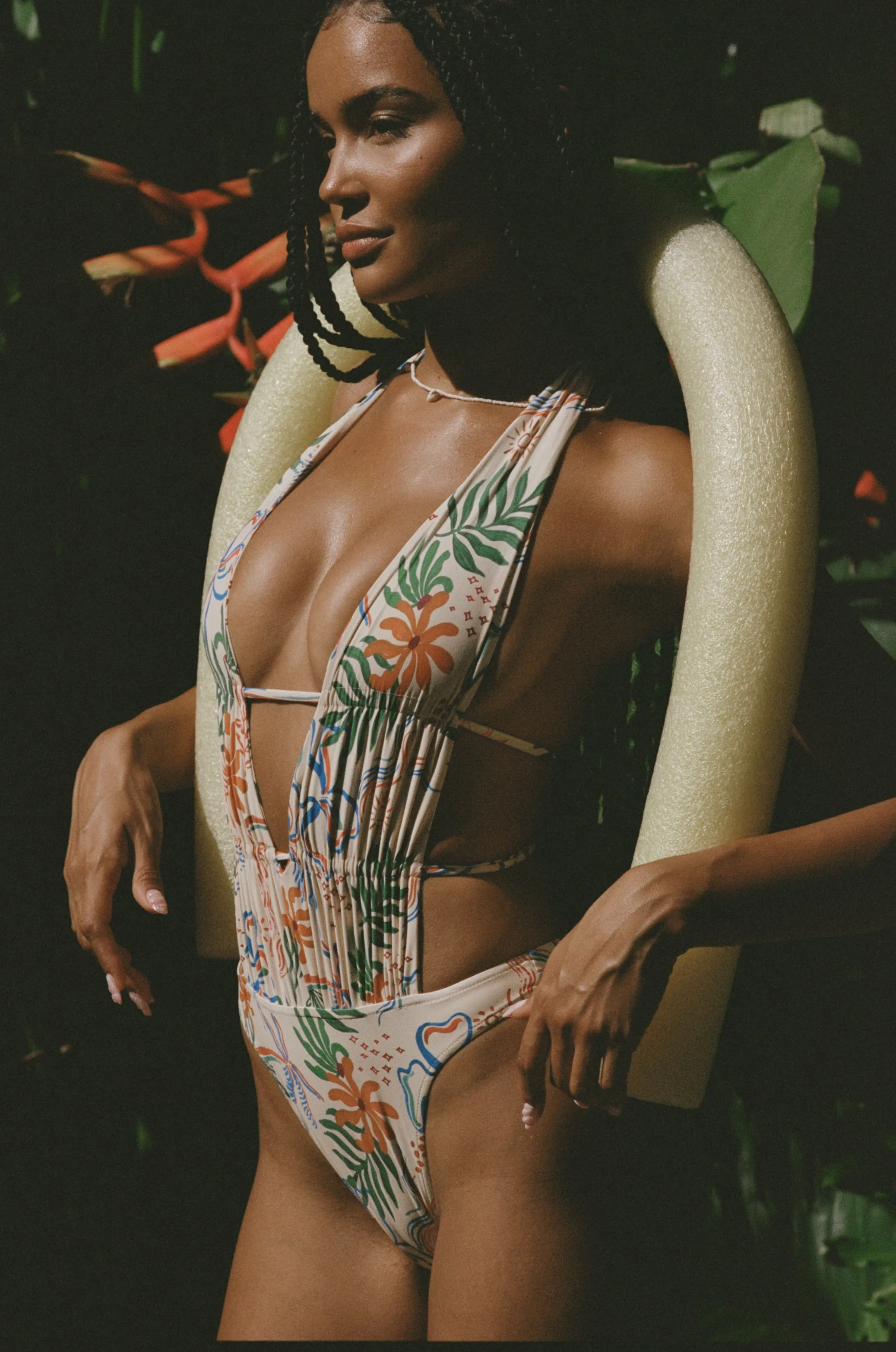 Lucia One Piece Swimsuit - Island Hop sold by Stone Fox Swim