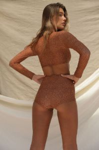 Rio Bikini Bottom - Wild Cat Print sold by Stone Fox Swim