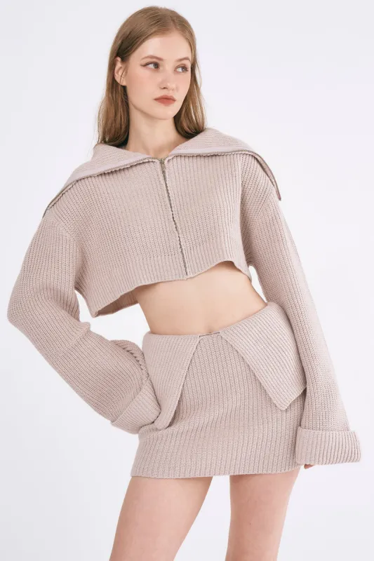 Jade Chunky Knitted Jacket sold by storets