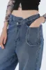 Mila Wide Leg Pocket Jeans sold by storets