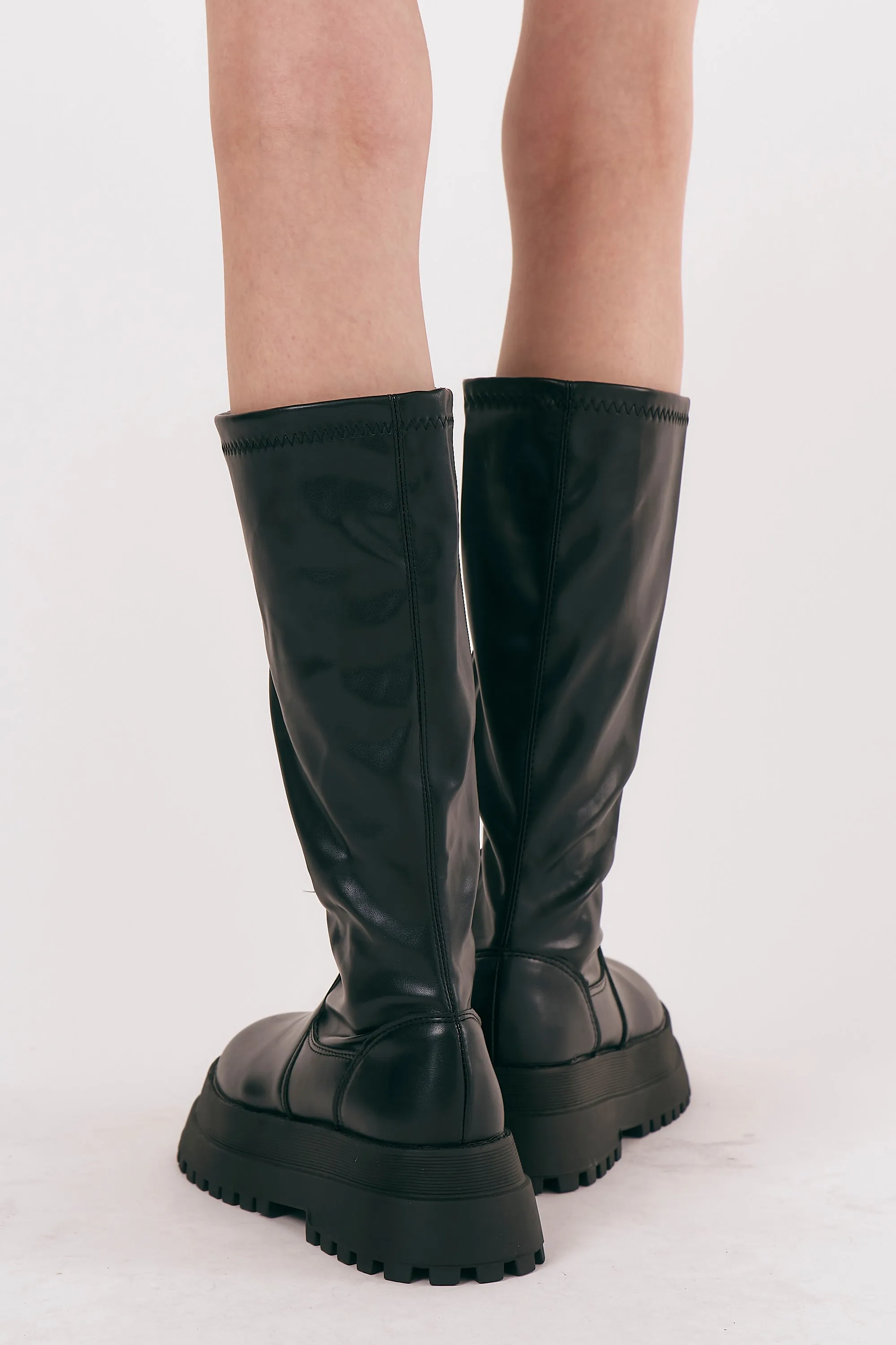 Andy Chunky Knee Length Boots sold by storets product image thumbnail 5