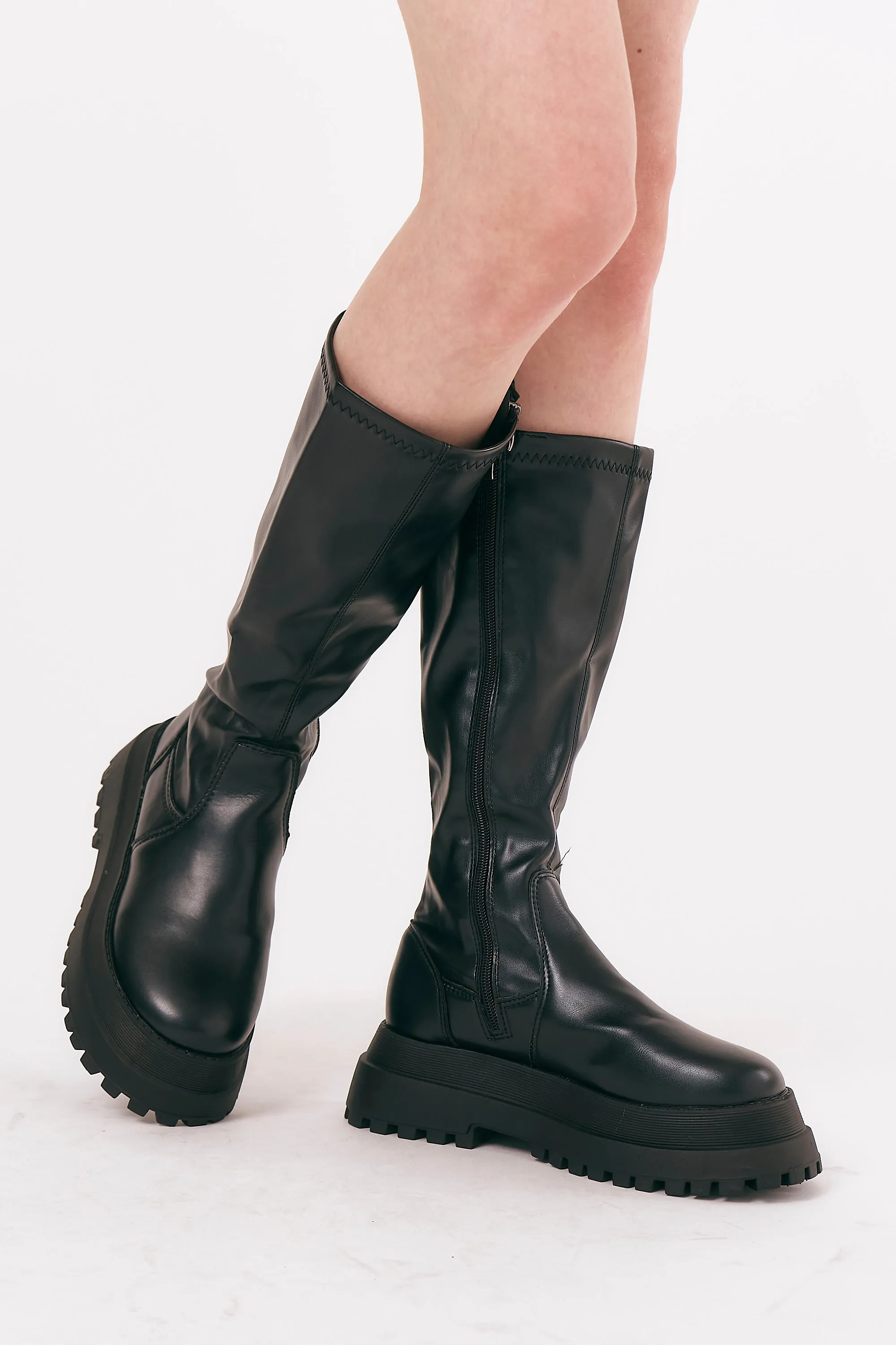 Andy Chunky Knee Length Boots sold by storets product image thumbnail 4