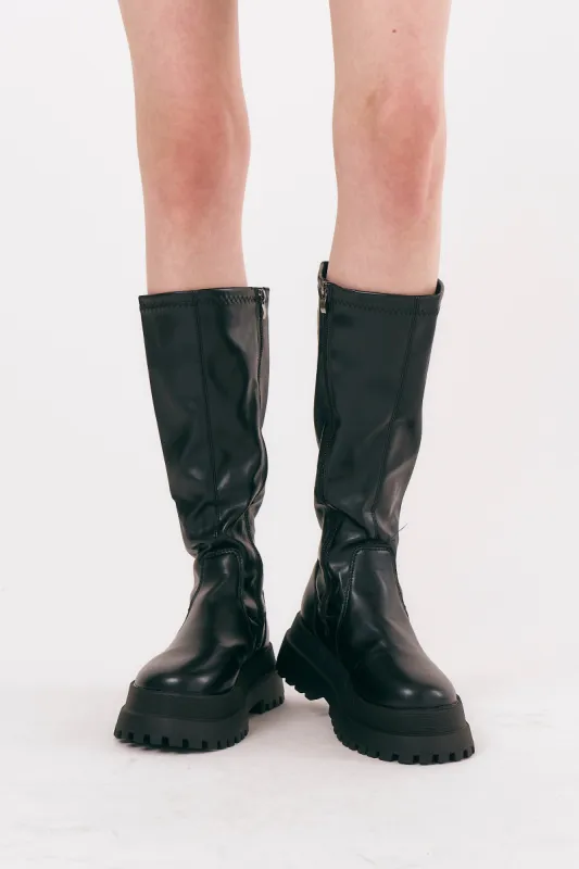 Andy Chunky Knee Length Boots sold by storets
