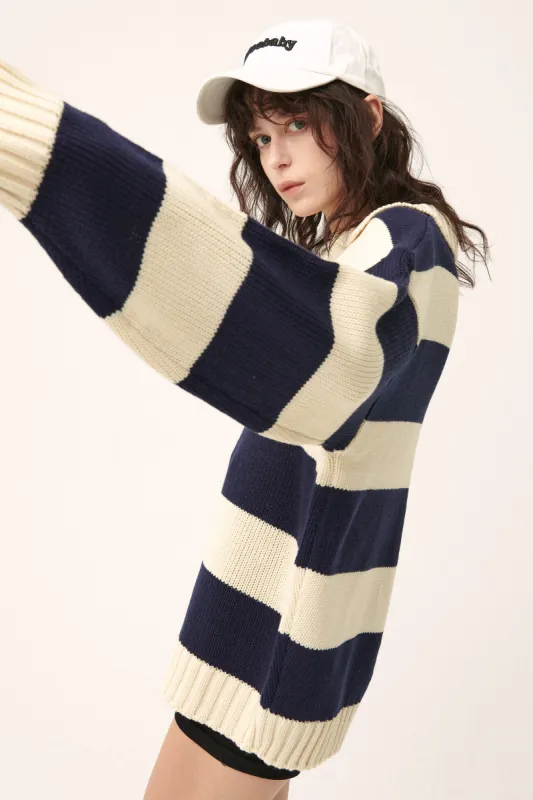 Blake Oversized Varsity Sweater sold by storets