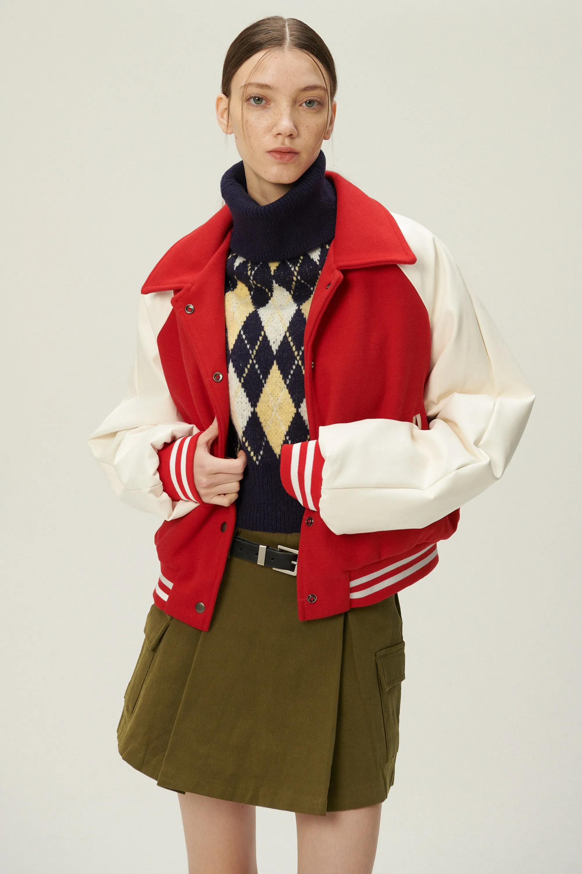 Jane Heavy Varsity Jacket sold by storets product image thumbnail 3