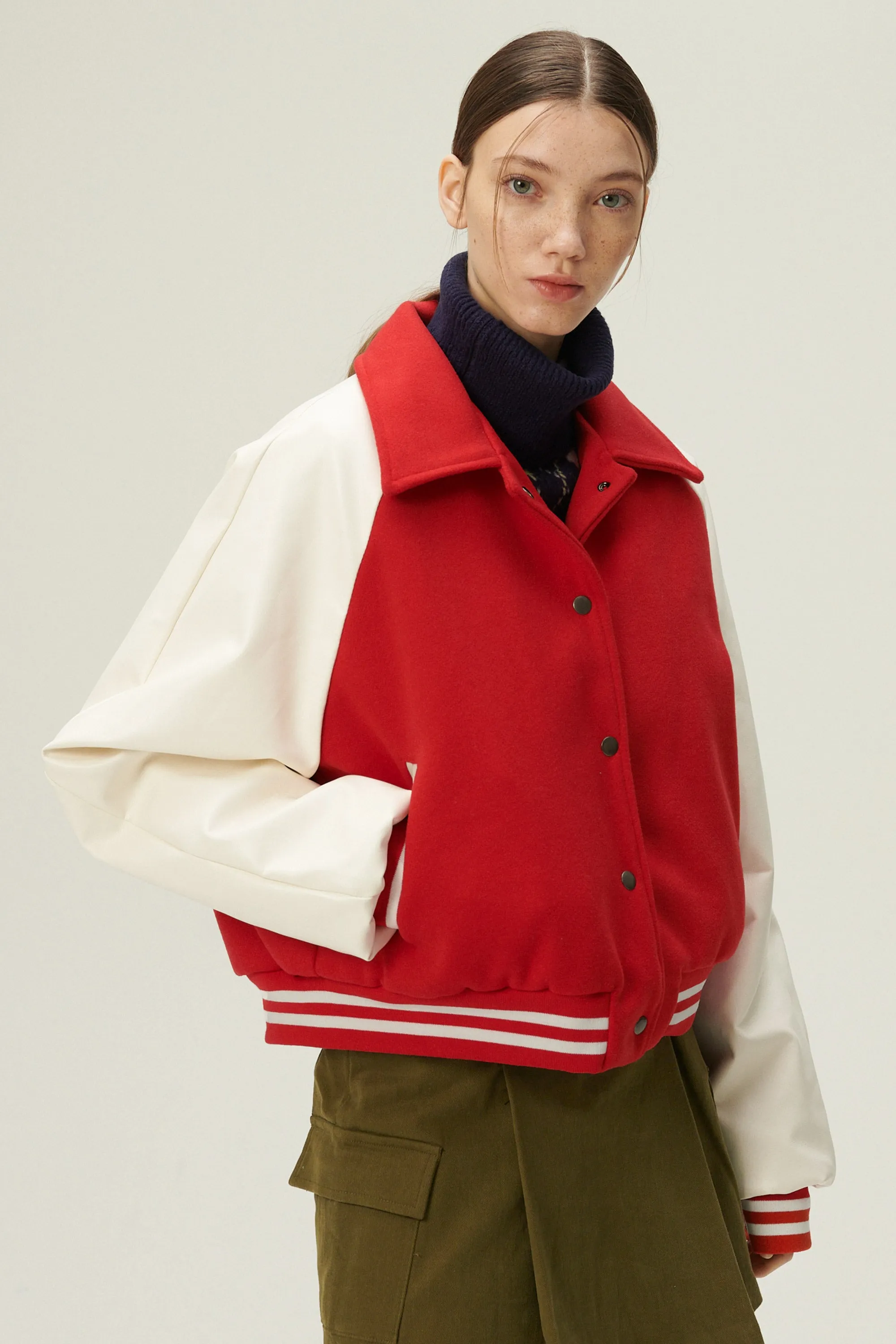Jane Heavy Varsity Jacket sold by storets product image thumbnail 2