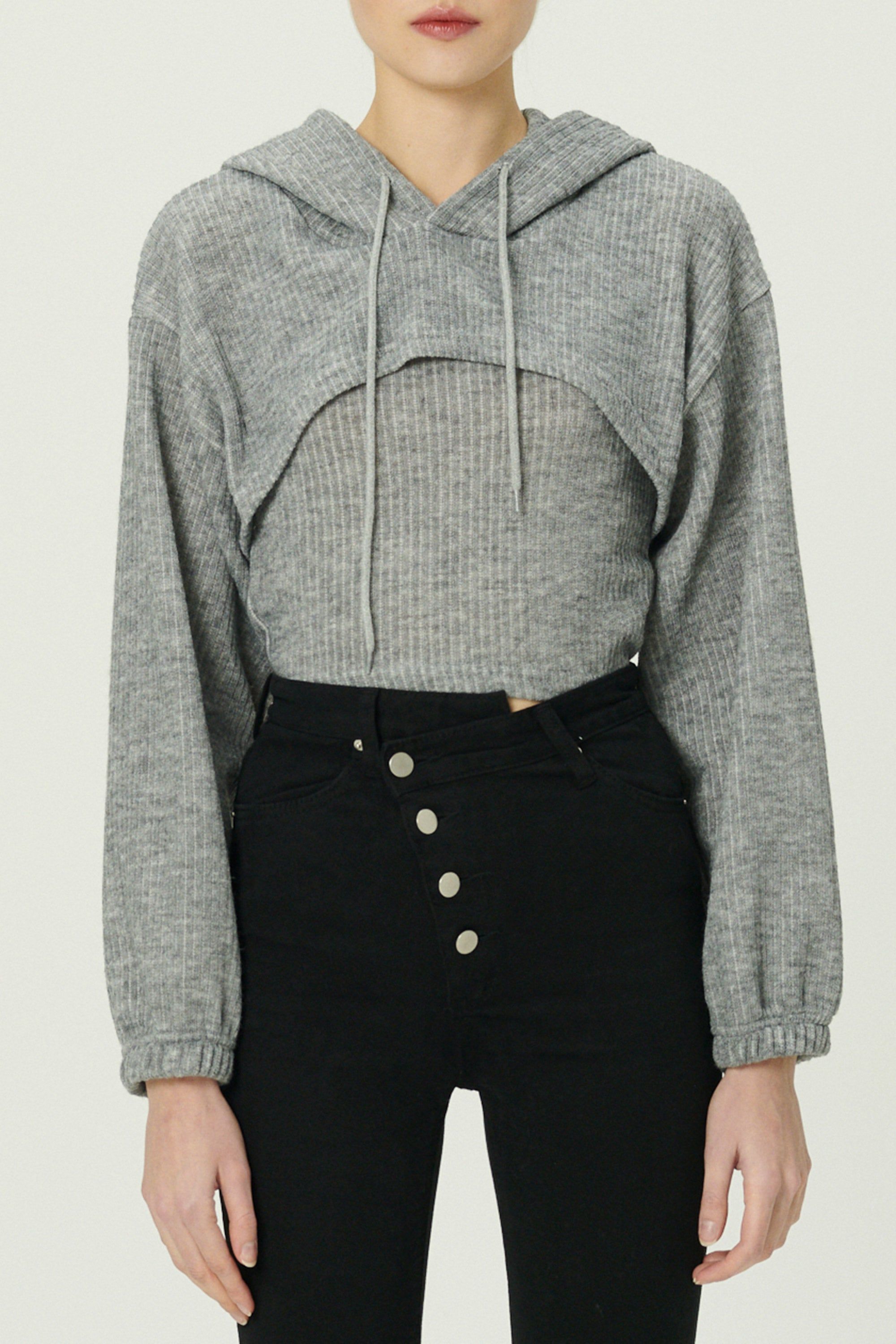 Jenny Ribbed Knit Bolero and Top Set sold by storets product image thumbnail 8