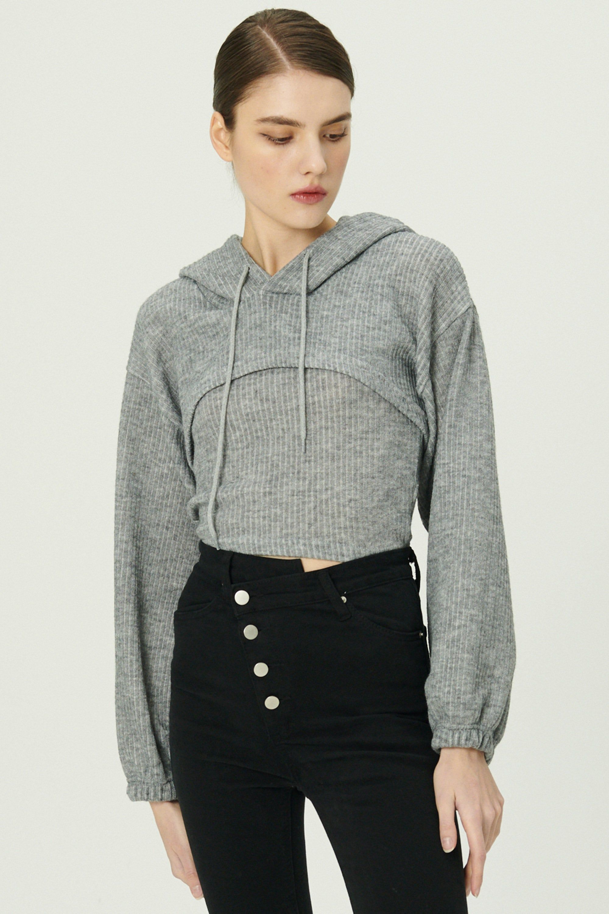 Jenny Ribbed Knit Bolero and Top Set sold by storets product image thumbnail 3