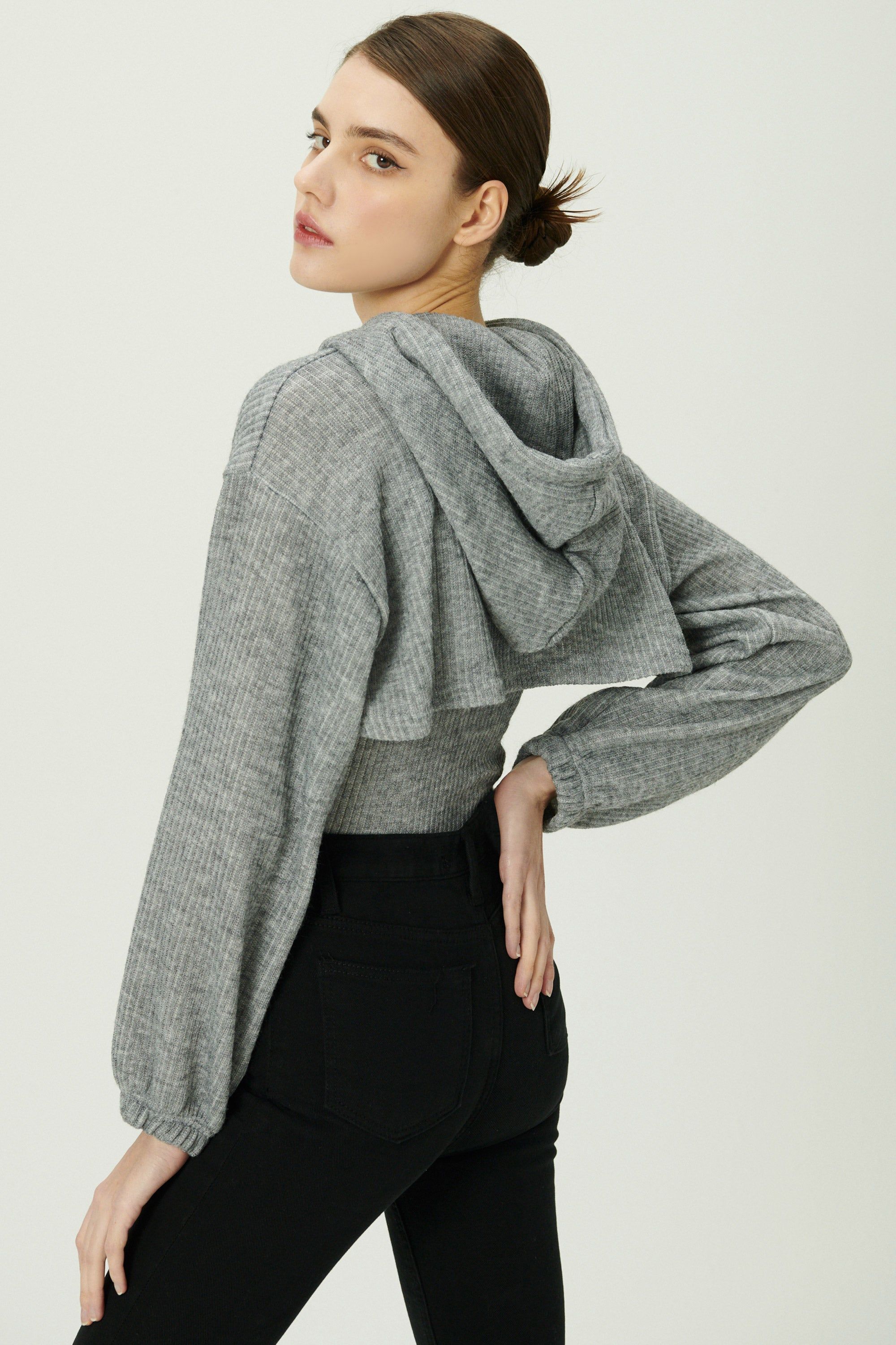 Jenny Ribbed Knit Bolero and Top Set sold by storets product image thumbnail 4