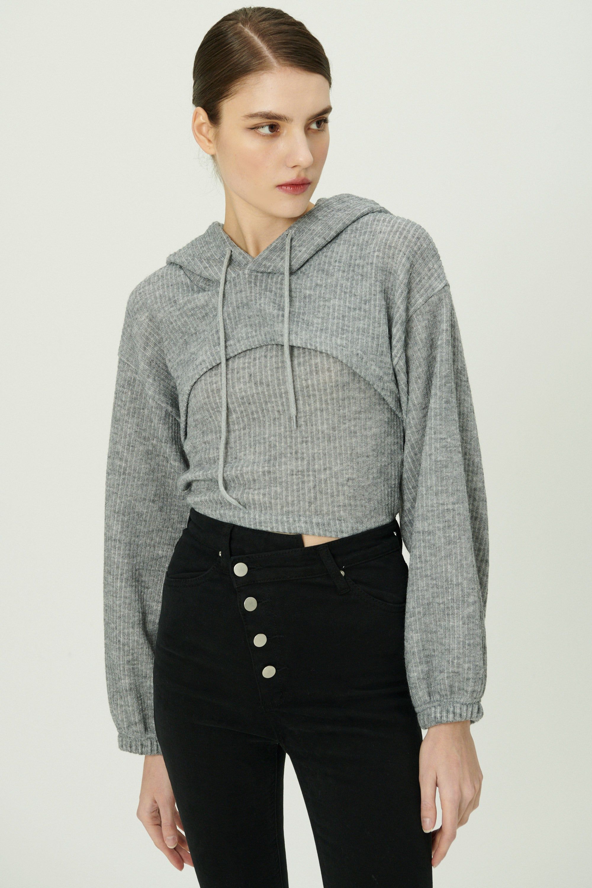 Jenny Ribbed Knit Bolero and Top Set sold by storets