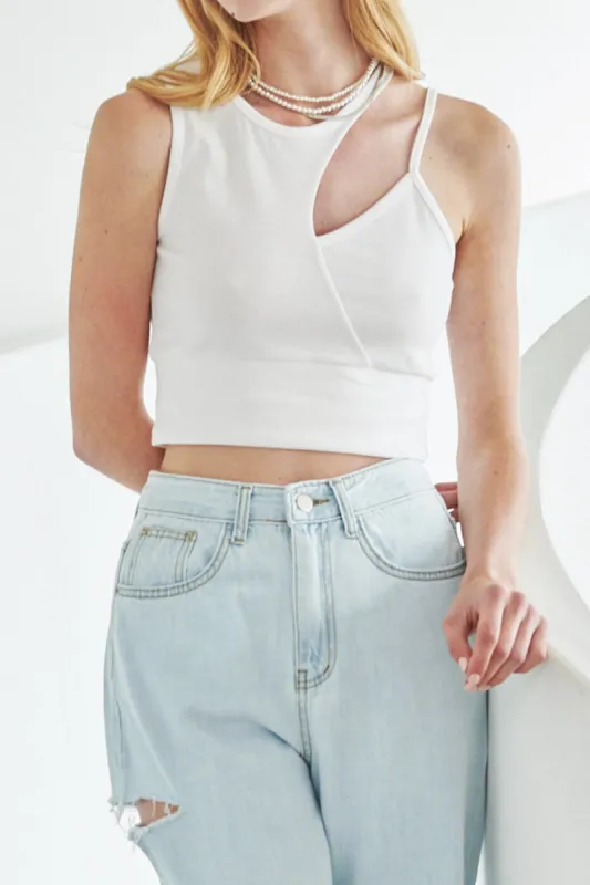 Sadie Layer-Effect Tank Top sold by storets