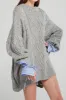 Sadie Shirt Combo Knit Pullover sold by storets