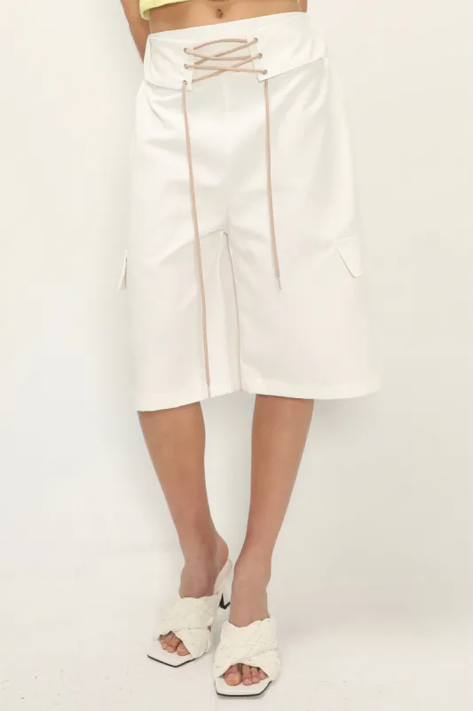 Sabrina Eyelet Cargo Shorts sold by storets