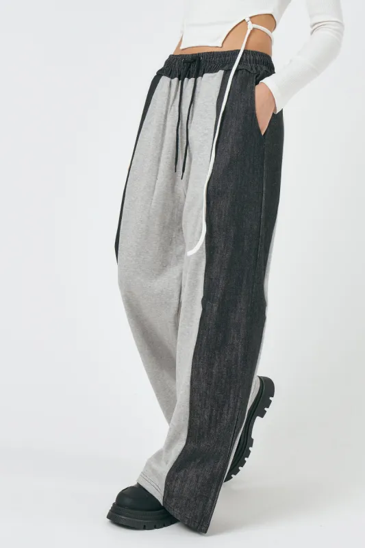 Maya Wide-Leg Track Pants sold by storets