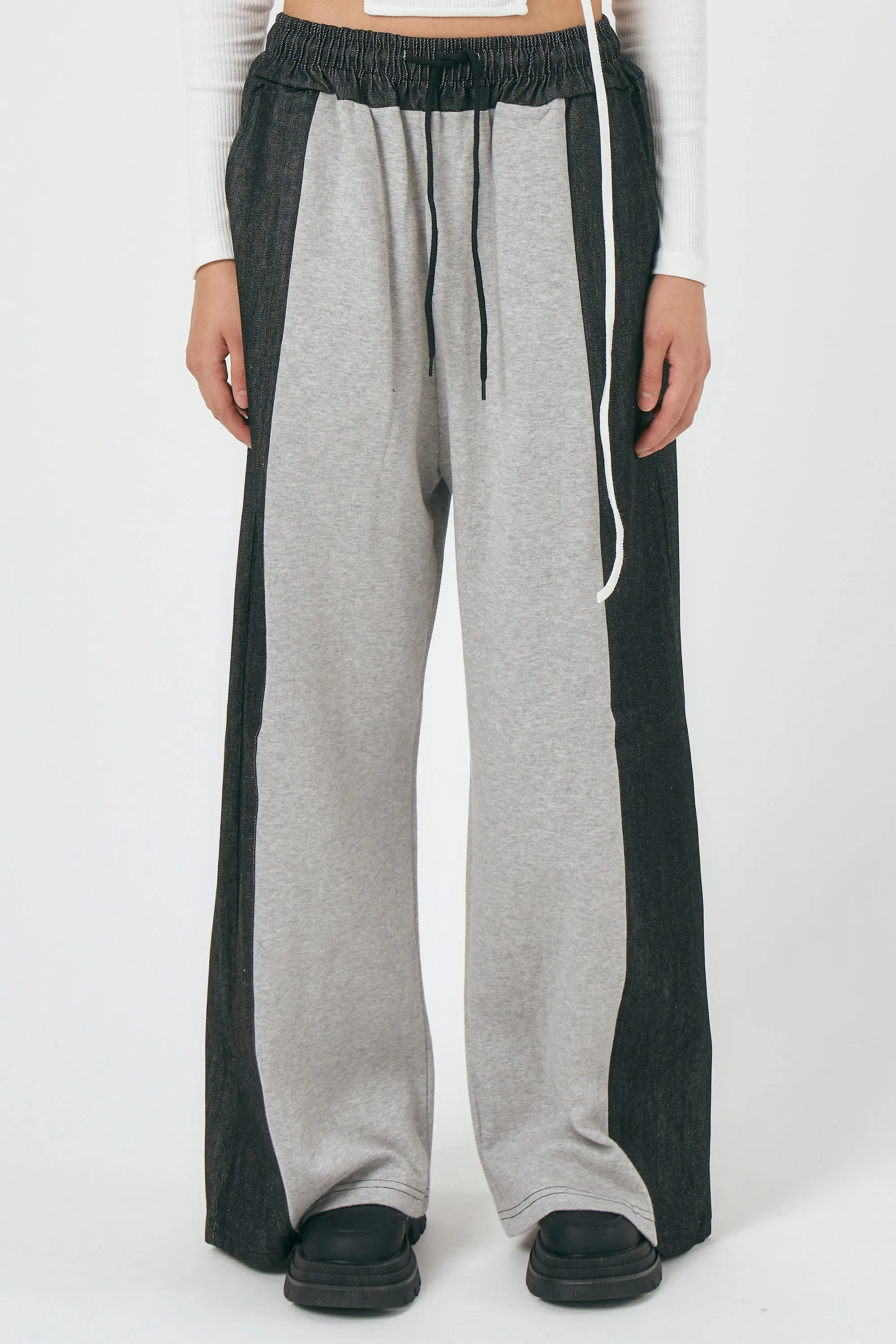 Maya Wide-Leg Track Pants sold by storets product image thumbnail 4
