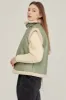 Daniela Pleather Shearling Vest sold by storets