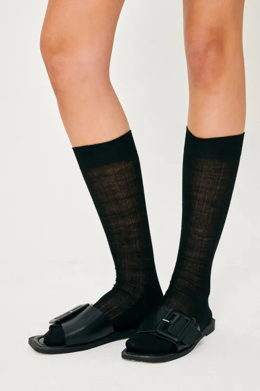 Jamie Buckle Slippers sold by storets