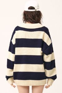 Blake Oversized Varsity Sweater sold by storets