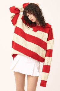 Blake Oversized Varsity Sweater sold by storets