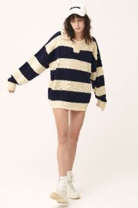 Blake Oversized Varsity Sweater sold by storets
