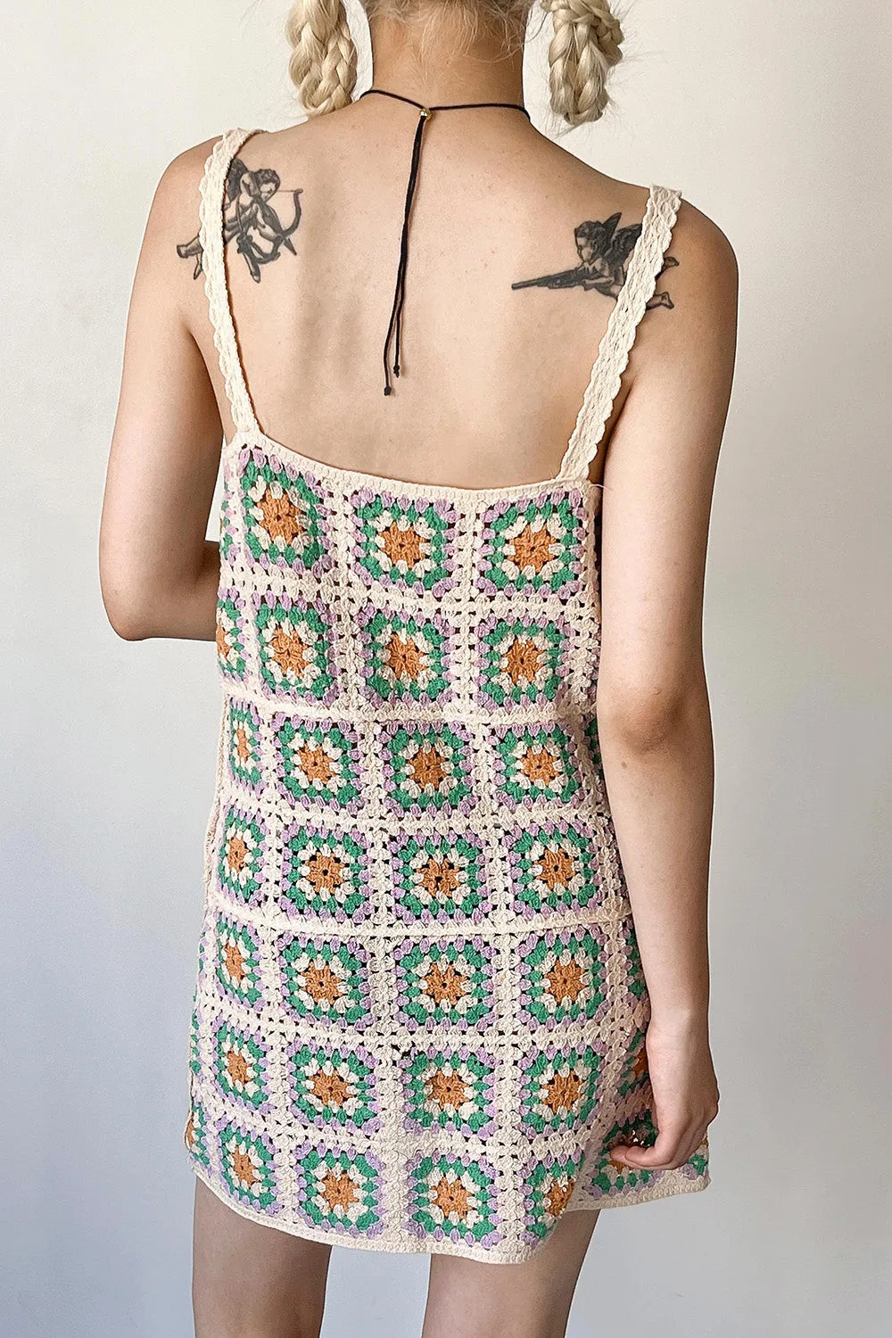 Beverly Crochet Mini Dress sold by storets product image thumbnail 4