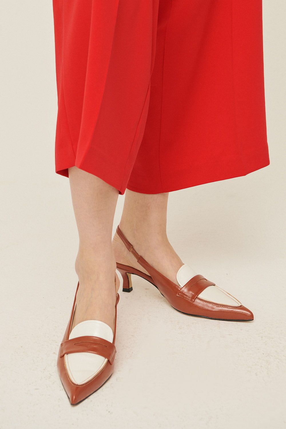 Ela Pointed Slingback Pumps sold by storets
