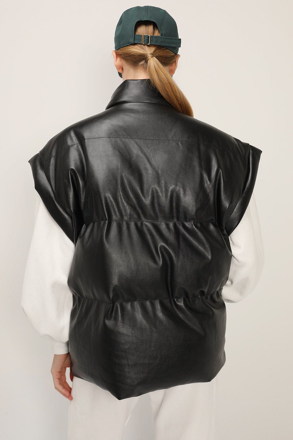 Destiny Pleather Puffer Vest sold by storets product image thumbnail 9