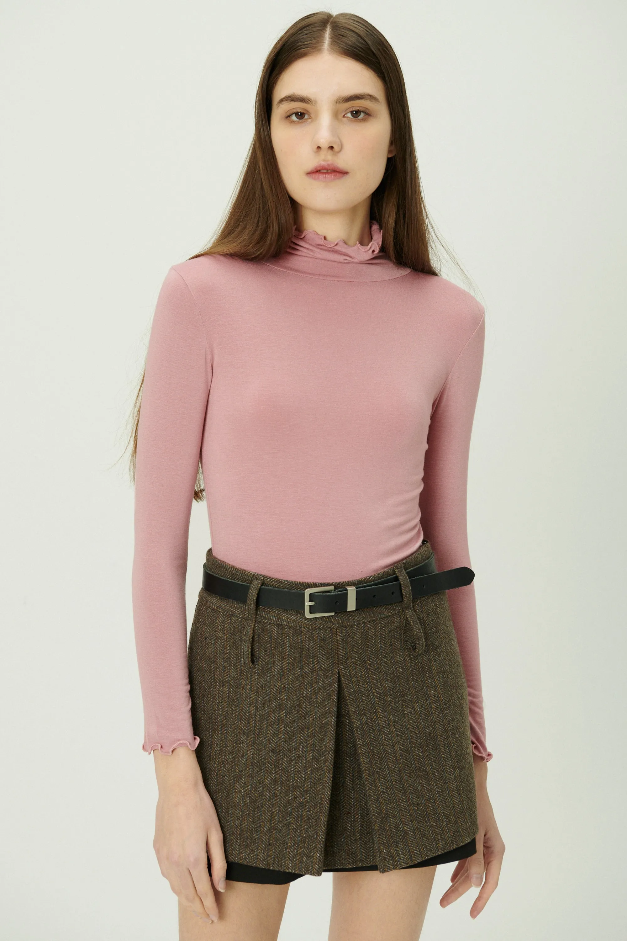 Catalina Lettuce Hem Slim Fit Top sold by storets product image thumbnail 2