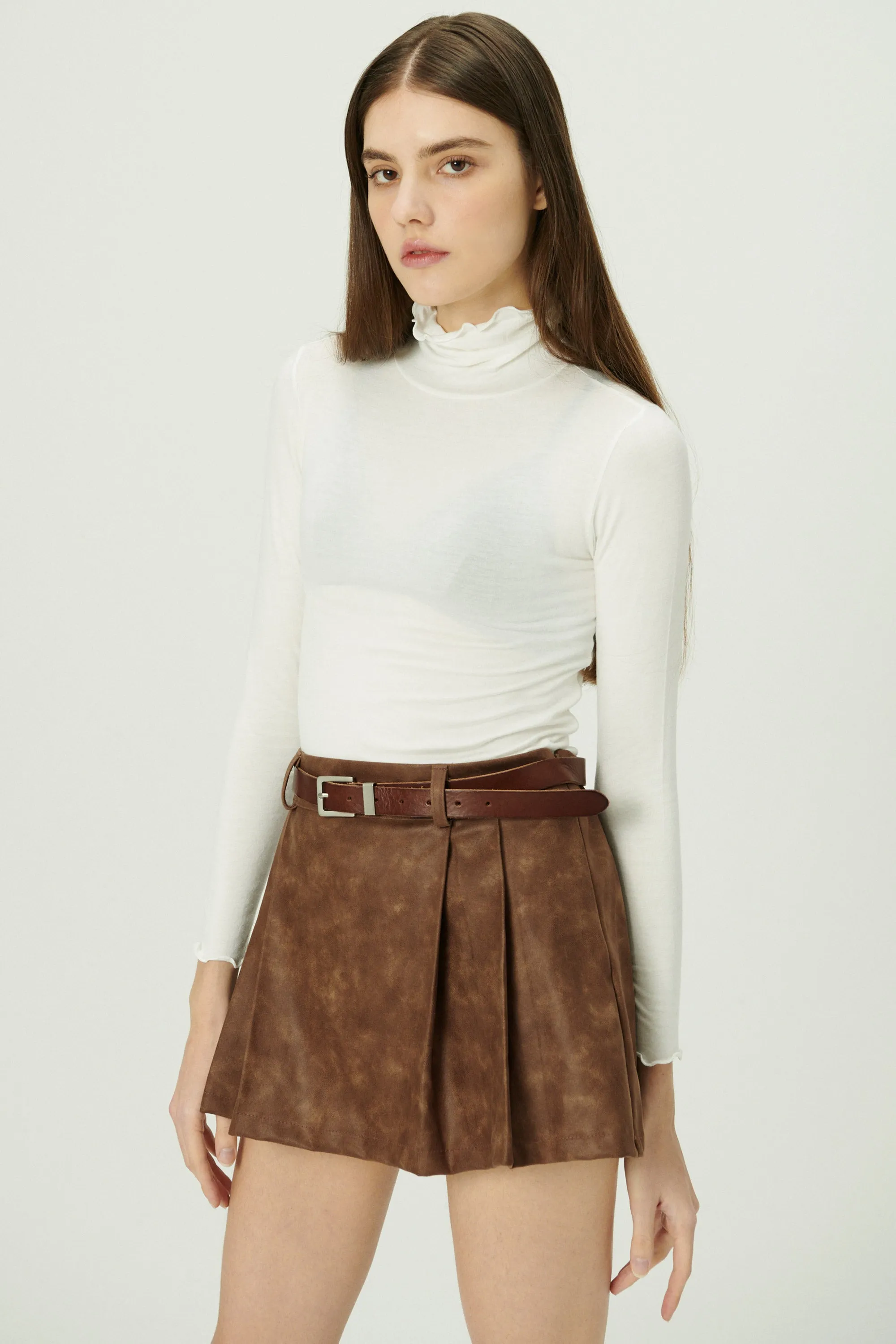 Catalina Lettuce Hem Slim Fit Top sold by storets product image thumbnail 3