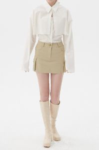 Leslie Cargo Mini Skirt sold by storets