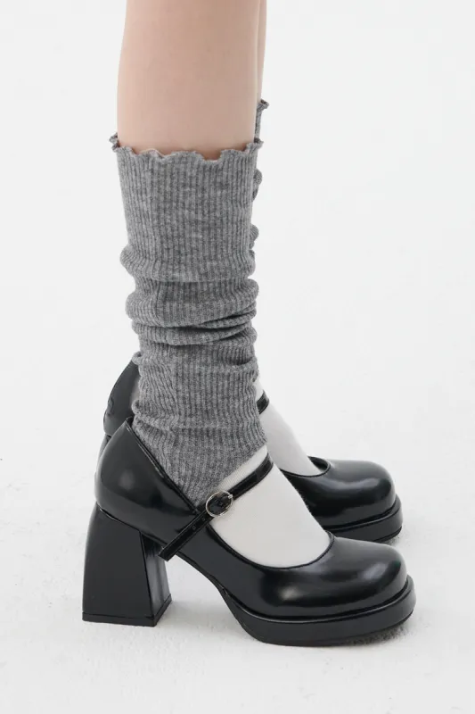 Chunky Mary Janes Shoes sold by storets