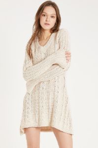 Emmy Cable Knit Flare Mini Dress sold by storets