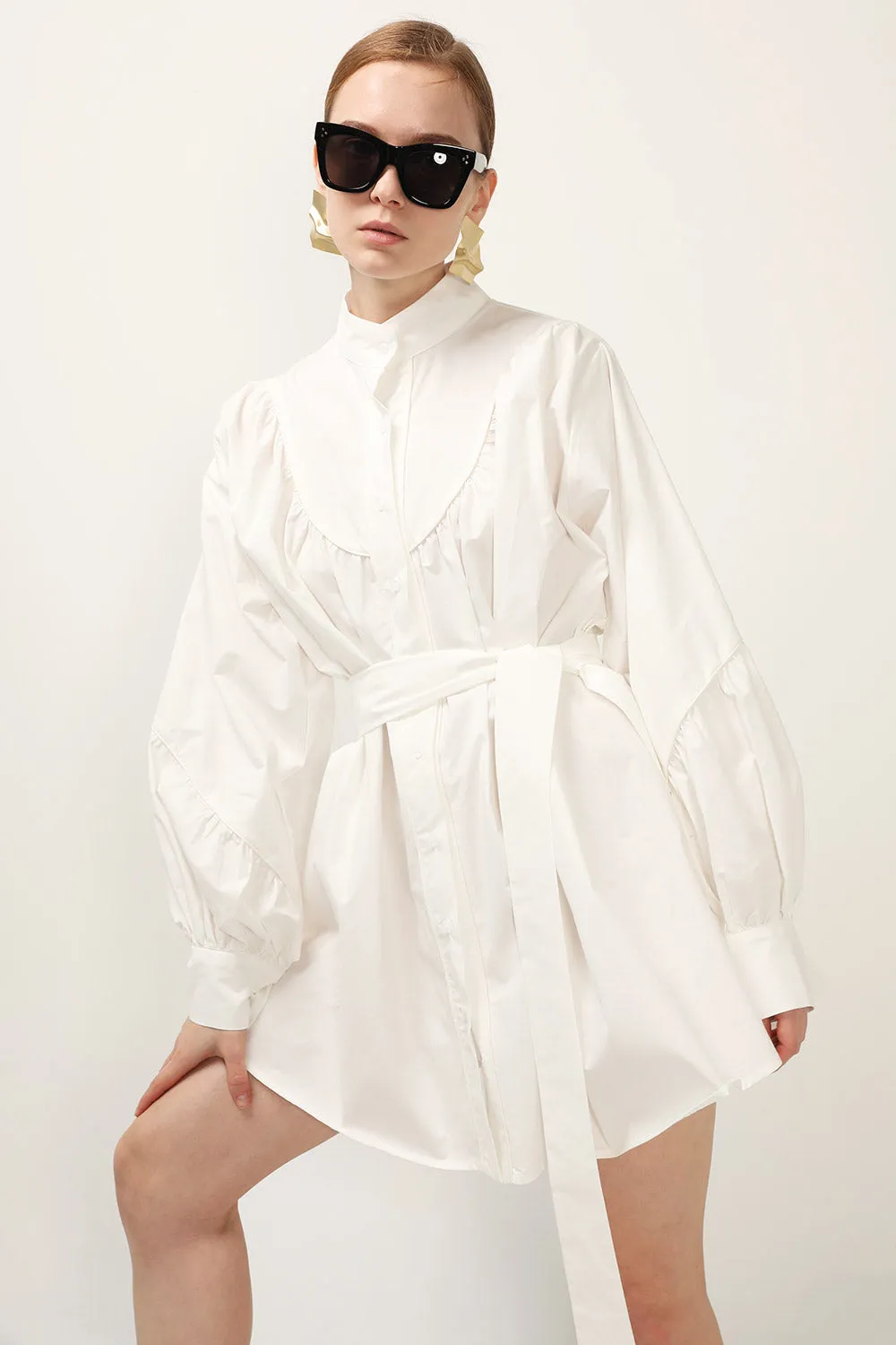 Tori Piping Detail Shirt Dress sold by storets product image thumbnail 5